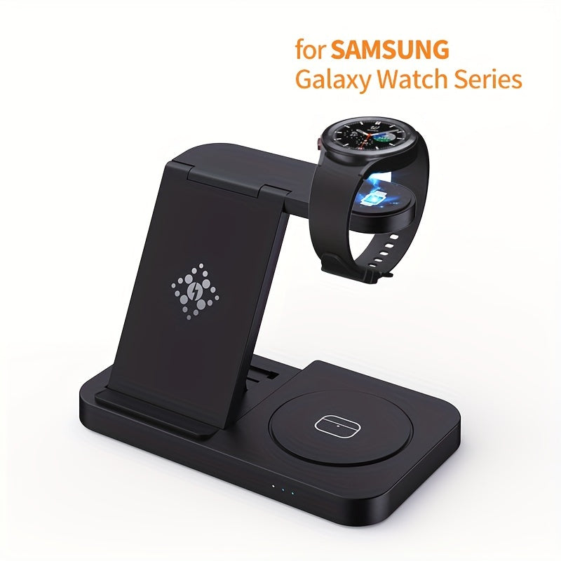 4-in-1 Wireless Charger Fast Charging for Samsung, Android, iPhone, Headphones