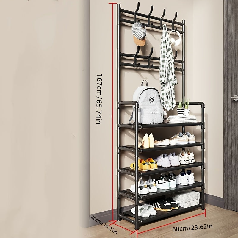 Zaryadsiz Temir Hall Darvoza uchun 8 Ta Qulflar va Kirish Joyi Saqlash Skamiyasi