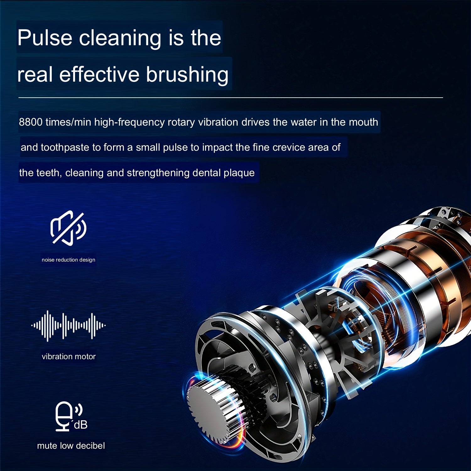 Electric Rotating Toothbrush for Adults with 4 Brush Heads USB C Charging