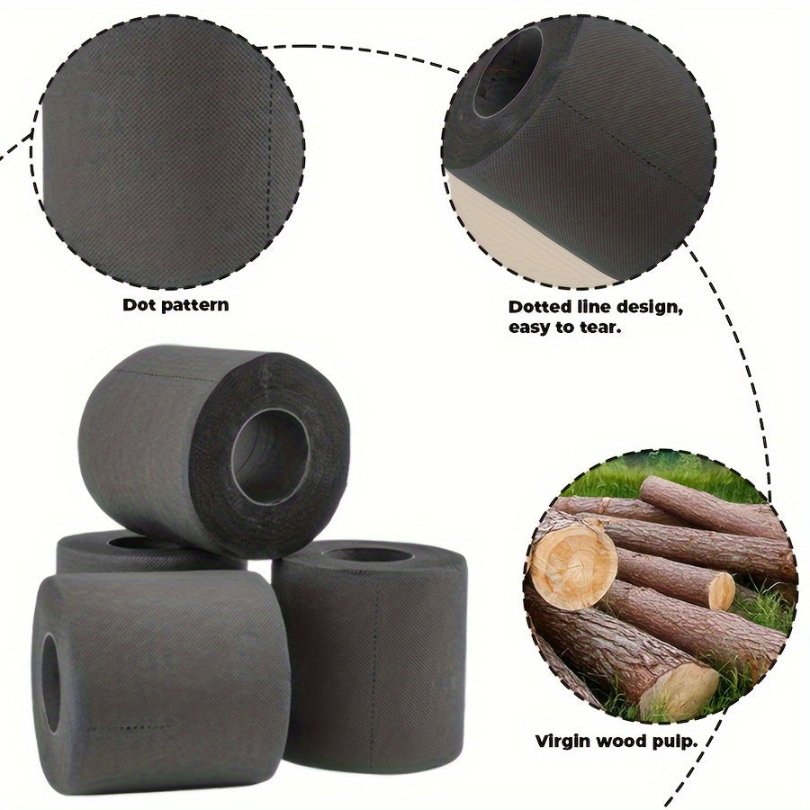 Black Embossed Dots Vinyl Floor Covering for Home, Events, and Hotels