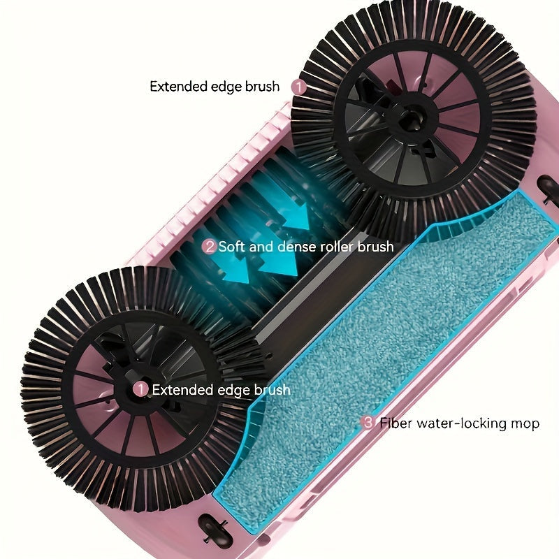 Qoʻlda surilgan supurgi changyutgich, yogʻoch, plitka va pol uchun tozalash asboblari bilan
