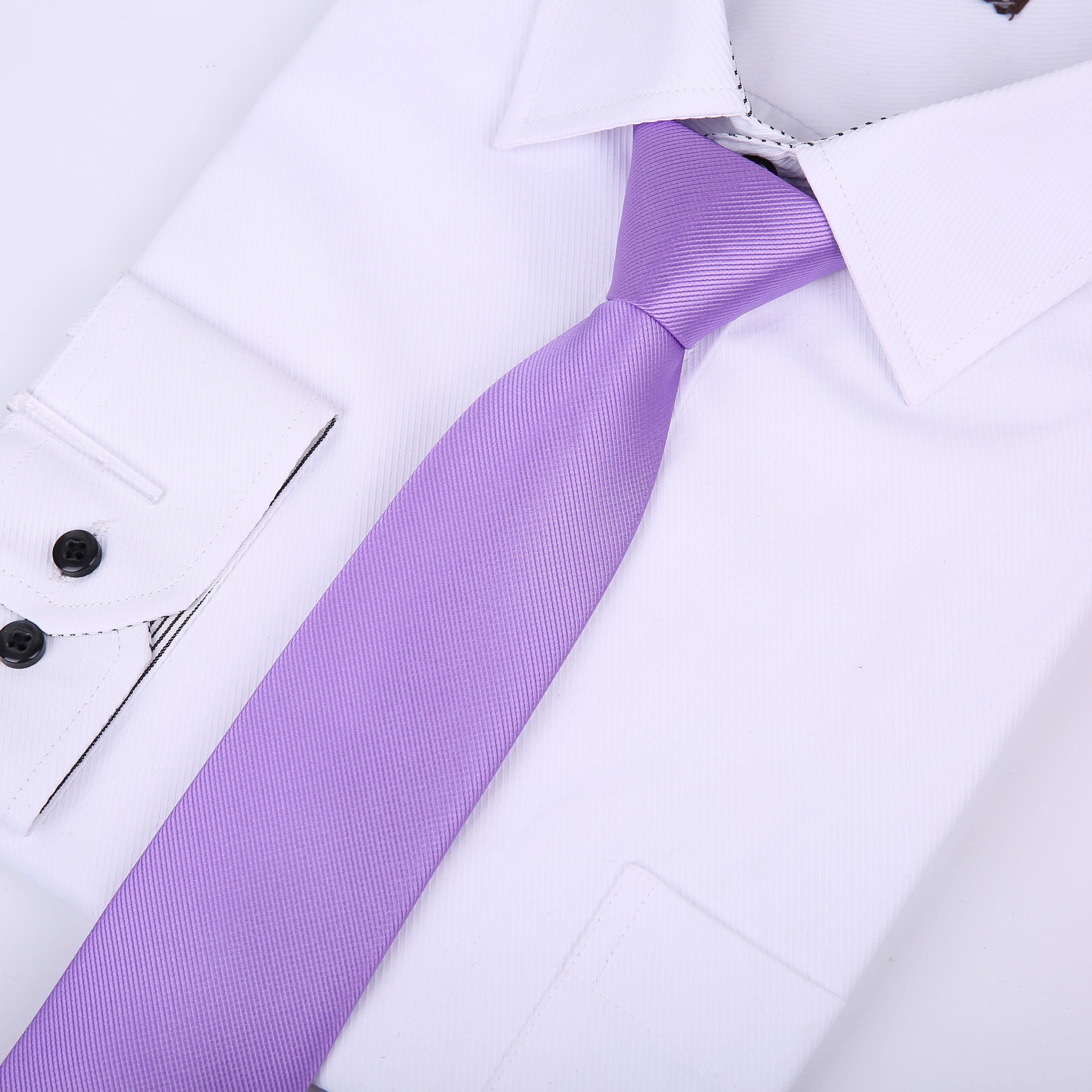 Men's Adjustable Solid Ties for Business Attire and Gifting