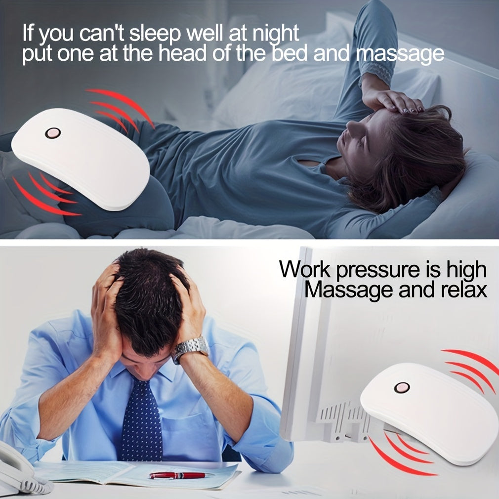 11pcs Portable Electric Scalp Massager with High-Frequency Vibration and Ergonomic Design