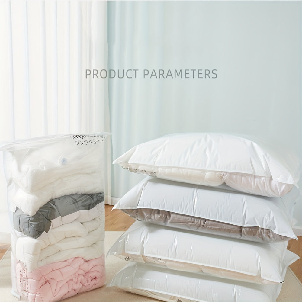 Bolsa de almacenamiento al vacío para ropa y edredones, bolsa de compresión para ahorrar espacio