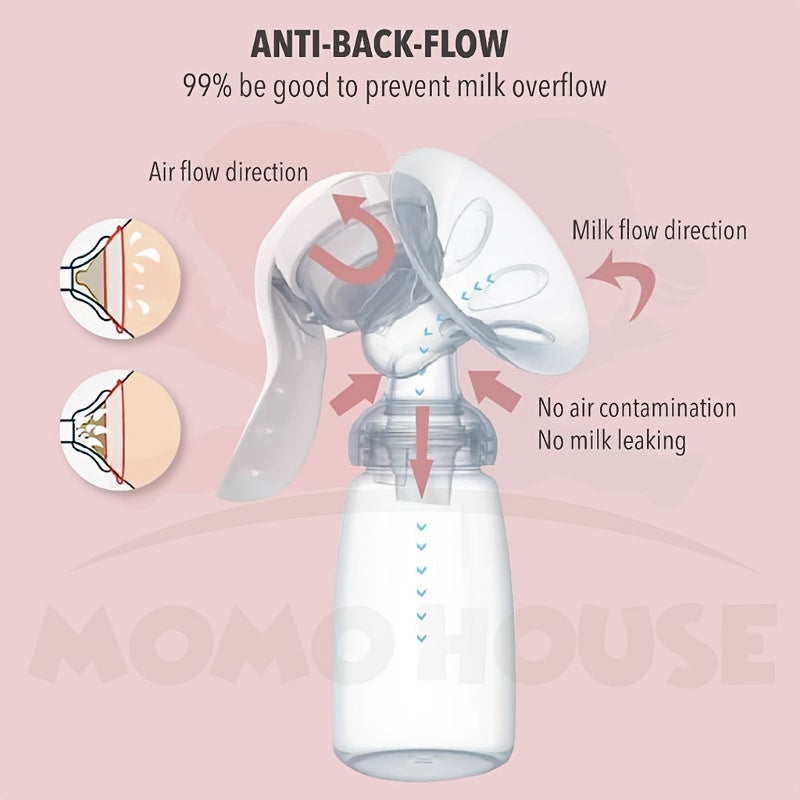 5oz Portable Manual Breast Pump BPA-Free for New Moms Postpartum Nursing