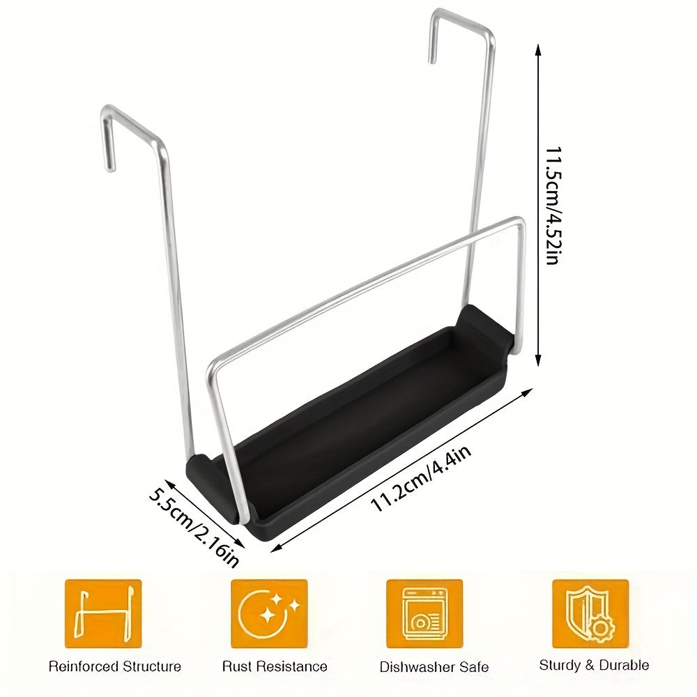 Soporte organizador de tapas de acero inoxidable para ollas de cocción lenta y cacerolas con bandeja de agua