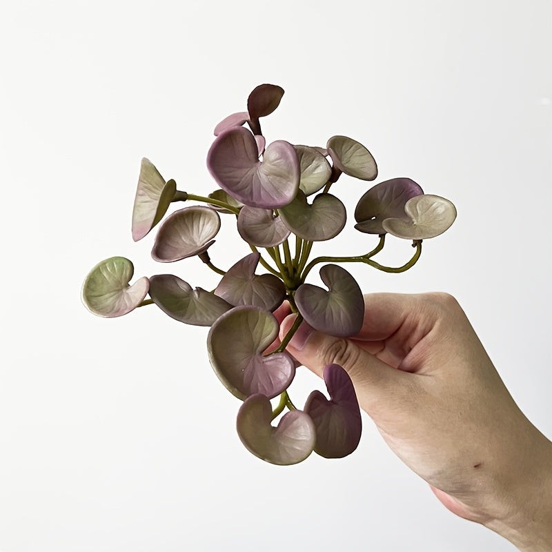 Artificial Green Plant with Copper Coin Grass and Ivy for Home or Shop Decor