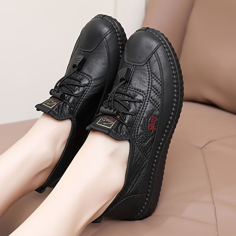 Women's Slip-On Sneakers with Floral Embroidery Breathable Fabric PU Sole Casual All-Season