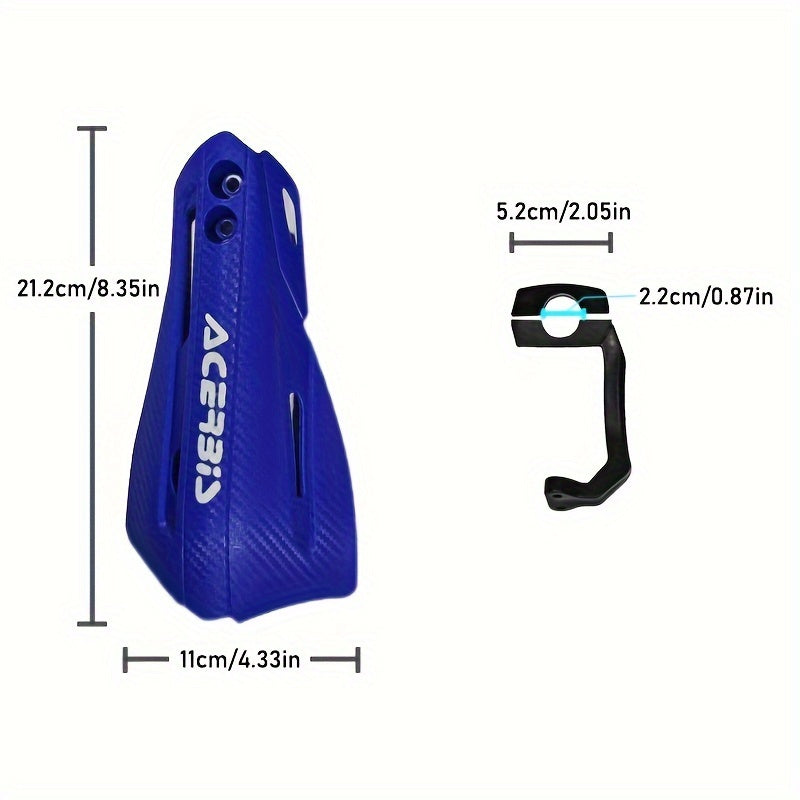 Motorcycle Handguards Carbon Fiber Look Windproof Easy Install for Dirt Bikes