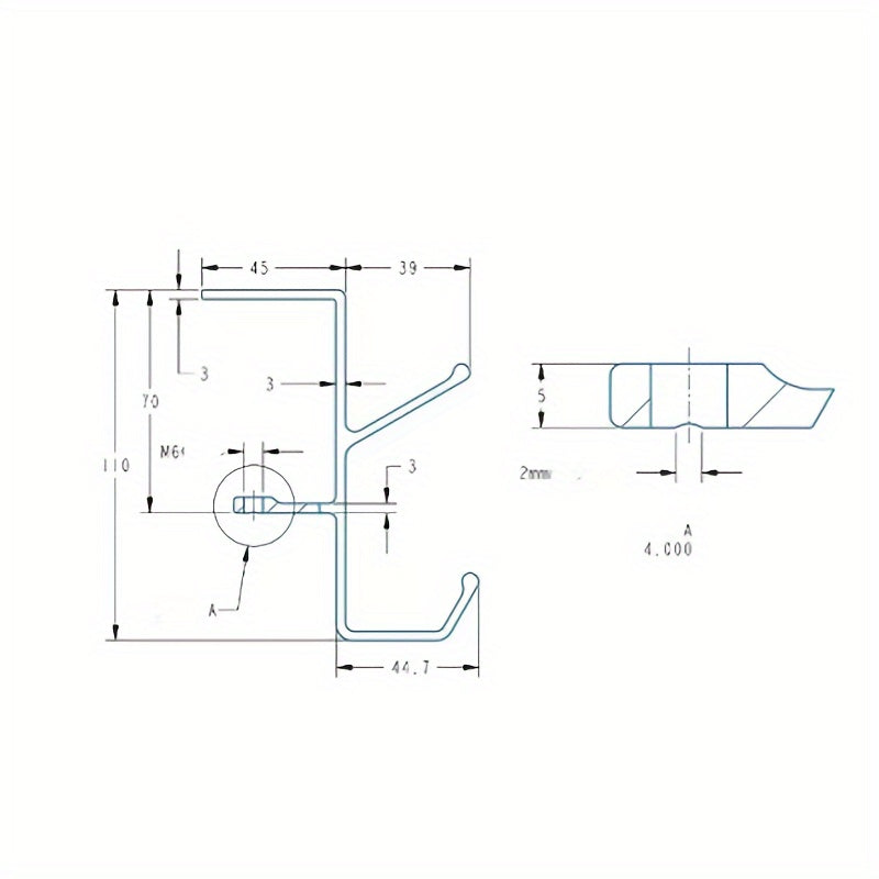 Gancho portátil para bolsa, gancho colgante para oficina, escuela, escritorio, mesa, 1 pieza