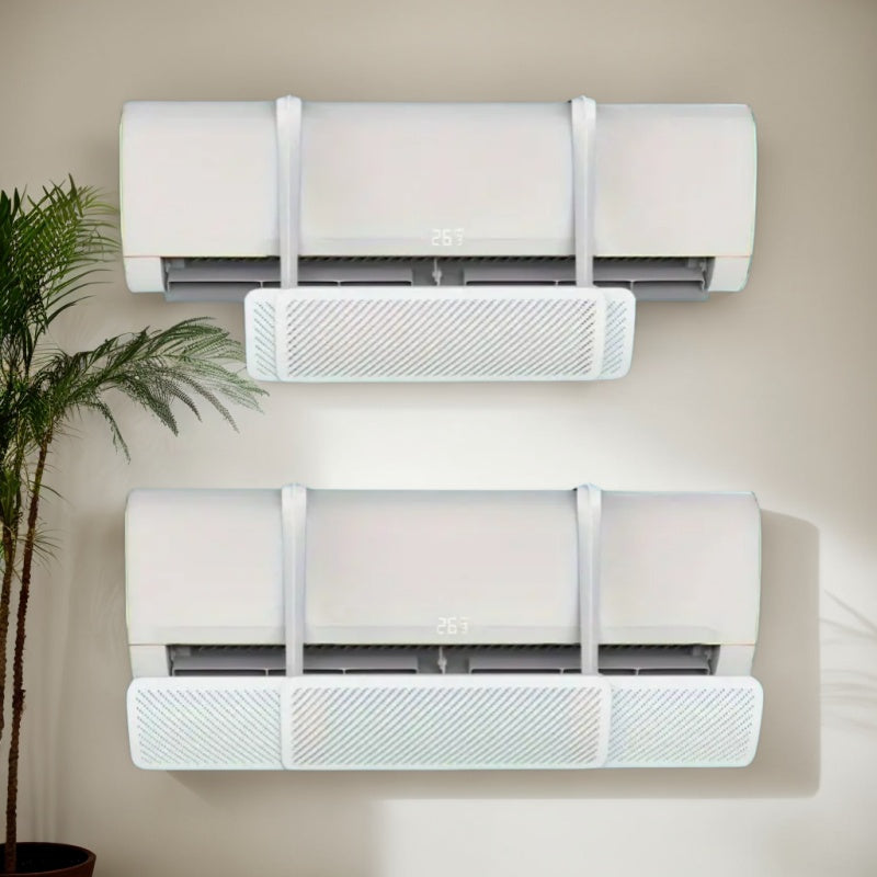 Deflector de aire acondicionado de plástico para salas de estar, oficinas y tiendas. Instalación fácil