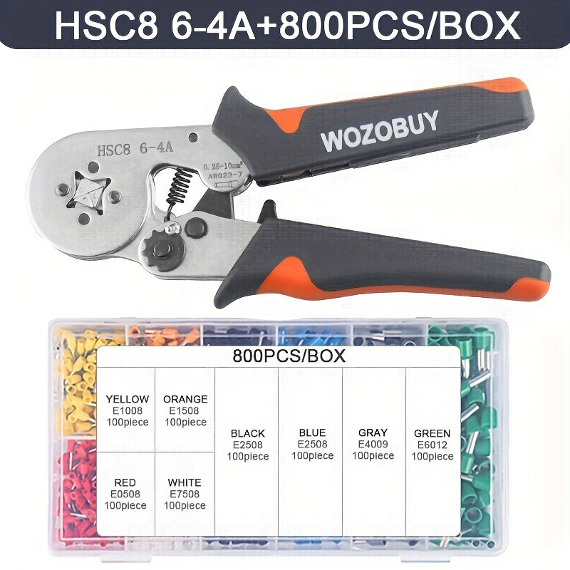 Crimping Tool for Ferrule Sleeves with Carbon Steel Handles