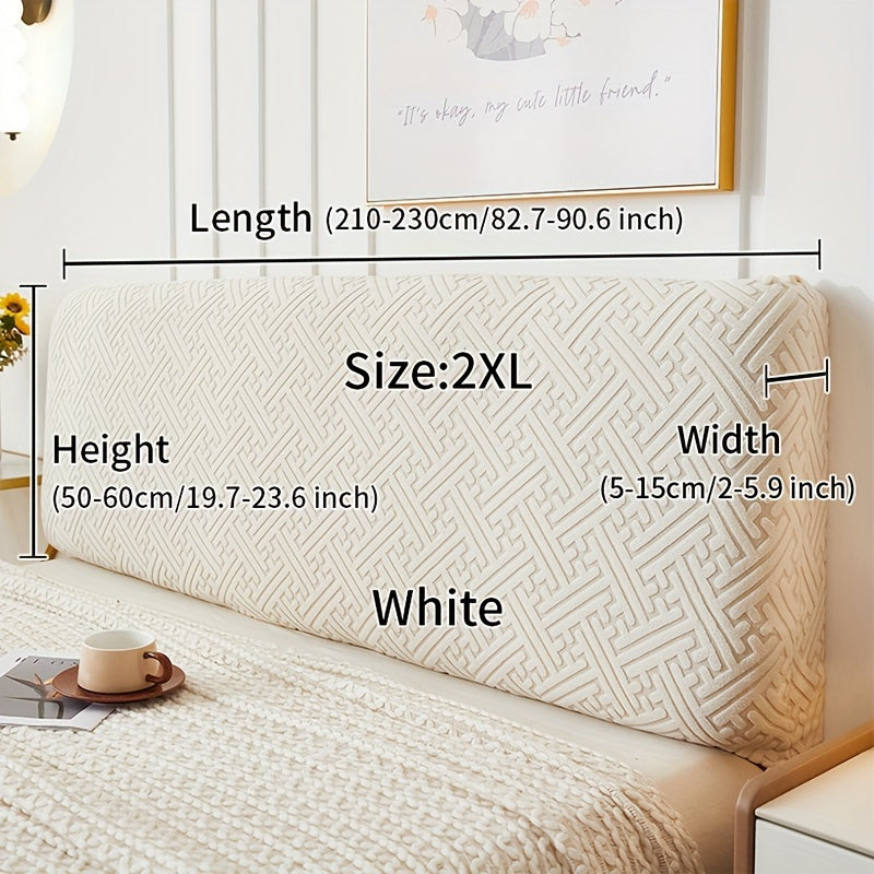 Velvet Headboard Slipcover Dust-Proof Bedroom Furniture Protector