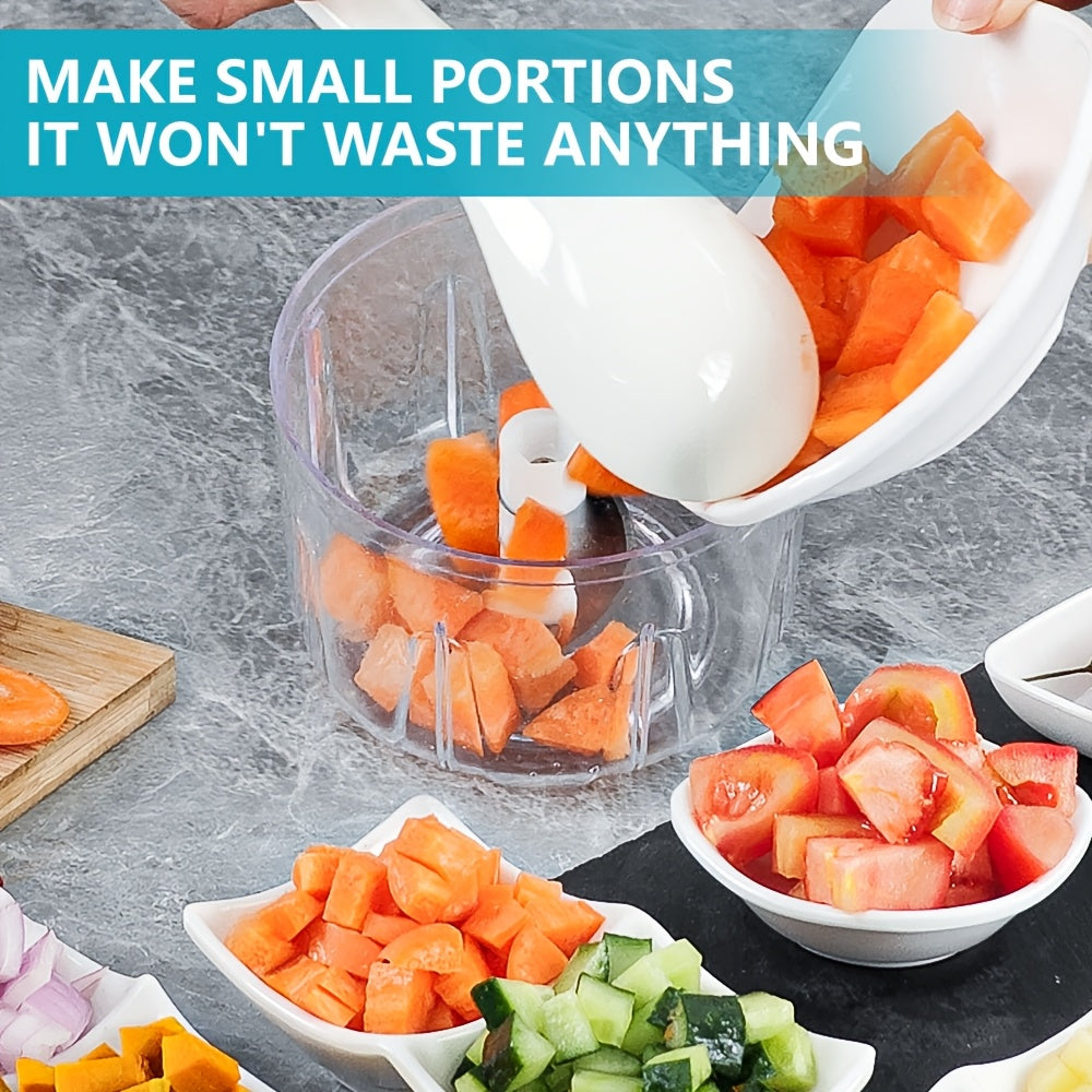 Portable USB Rechargeable Blender with High-Performance Grinder and Easy-Press Controls