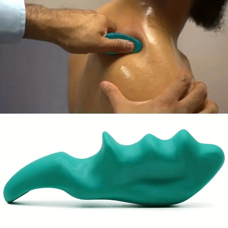 Masajeador de pulgar de silicona para presión en puntos de acupuntura y terapia Tui Na