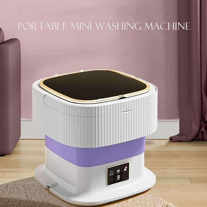 Portable Washing Machine with Dryer 11L Compact Square for RVs Apartments Camping Dorms