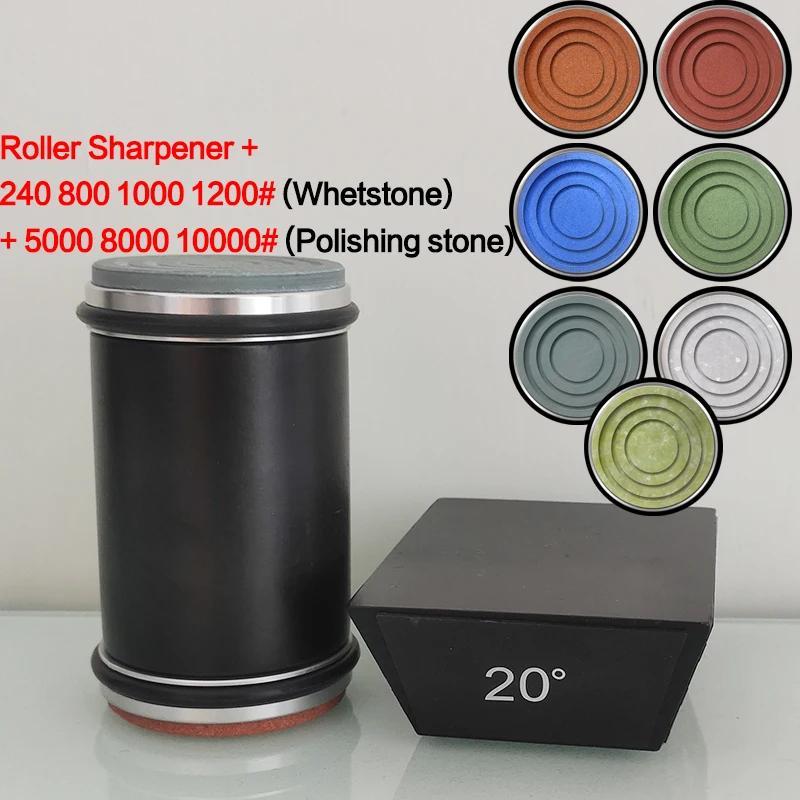 Olmos bilan qattiqlashtiruvchi tosh va yog'och oshxona maydalash tizimi bilan Magnitli aylanuvchi pichoq silliqlash mashinasi, sozlanadigan burchaklar va rulman aksessuari.