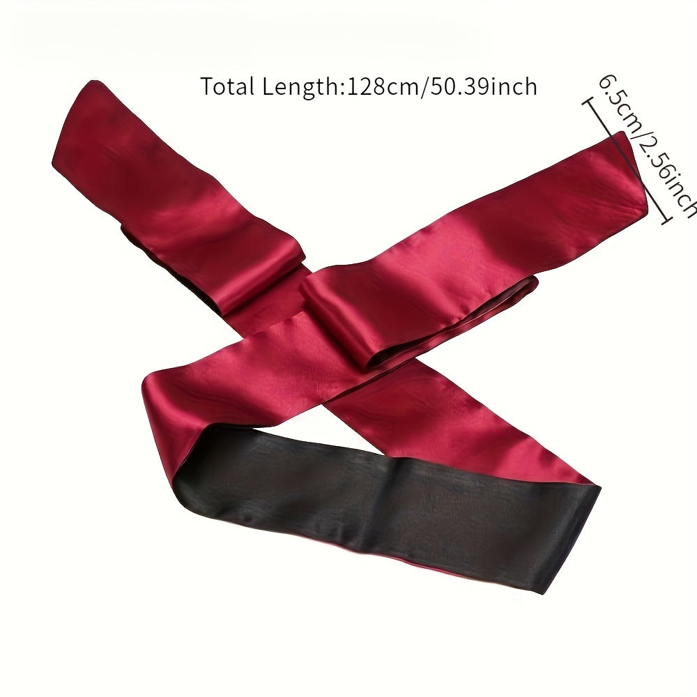 Adult Satin Sleep Mask Soft Tie Eye Cover for Blindfolds