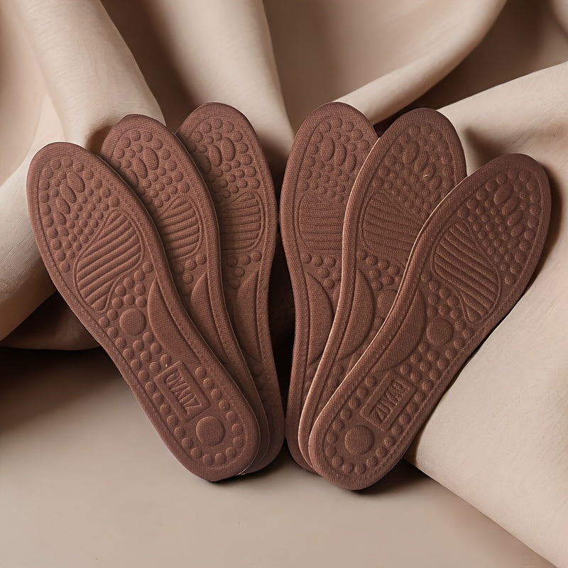 Мужские и женские дышащие стельки из искусственной кожи, впитывающие пот, устойчивые к запаху