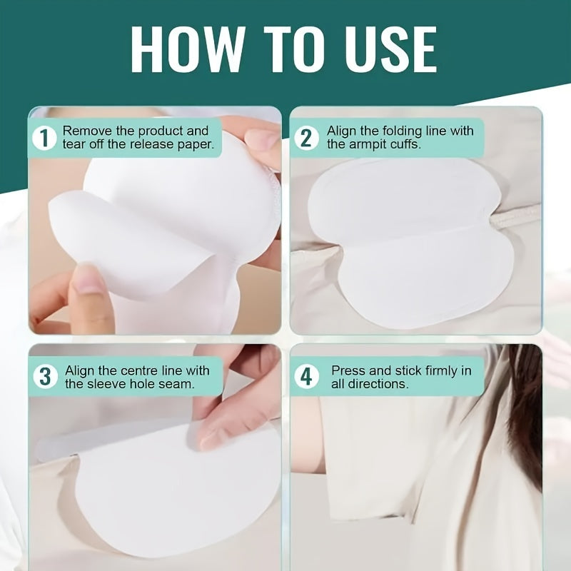 Одноразовые впитывающие подкладки для подмышек доступны в упаковках по 20, 50 и 100 штук. Обеспечивают комфортное и надежное впитывание пота.