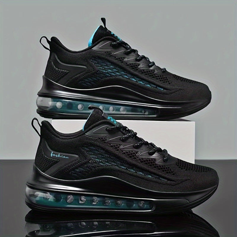 Plus Size Men Sneakers Air Cushion Non Slip Casual Lace-Up Outdoor Shoes