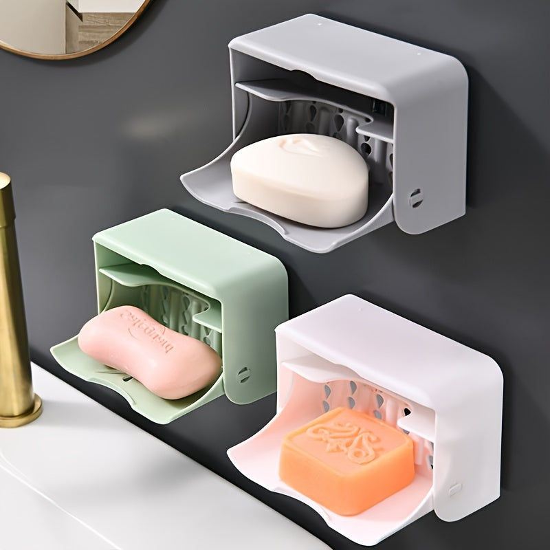 Wall-Mounted Plastic Storage Rack for Kitchen Utensils and Spoons