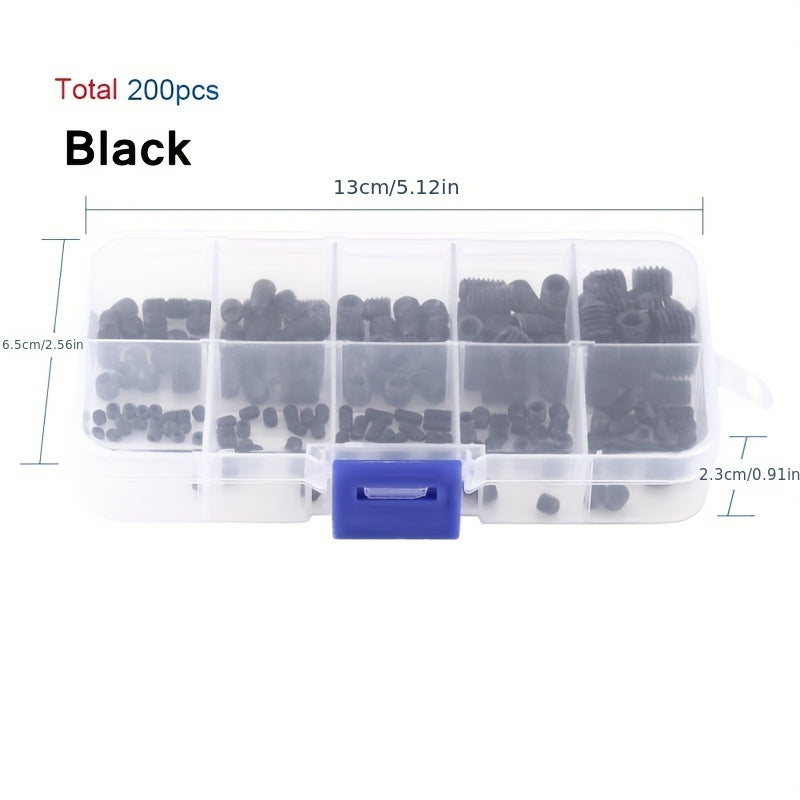 Stainless Steel Allen Head Socket Set Hex Grub Screws Assortment