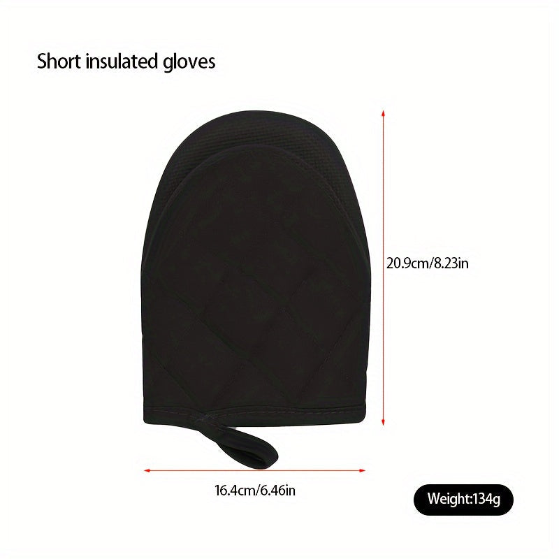 Silicone Oven Mitts Heat Resistant Non-Slip Grip for Cooking Baking Microwave