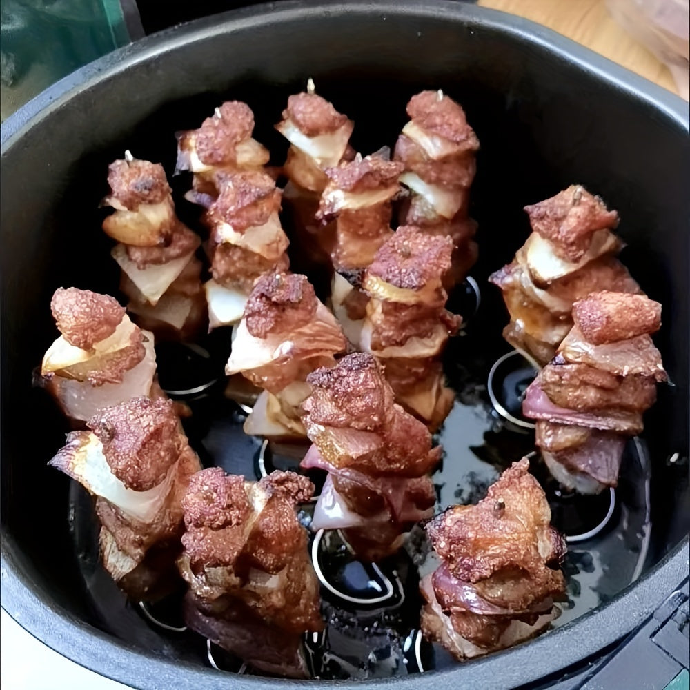 Set de accesorios para freidora de aire de 20-30 piezas para asar, brochetas, pinchos para acampar