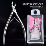 Stainless Steel Dead Skin Scissors for Manicures Precision Nail Care Tool