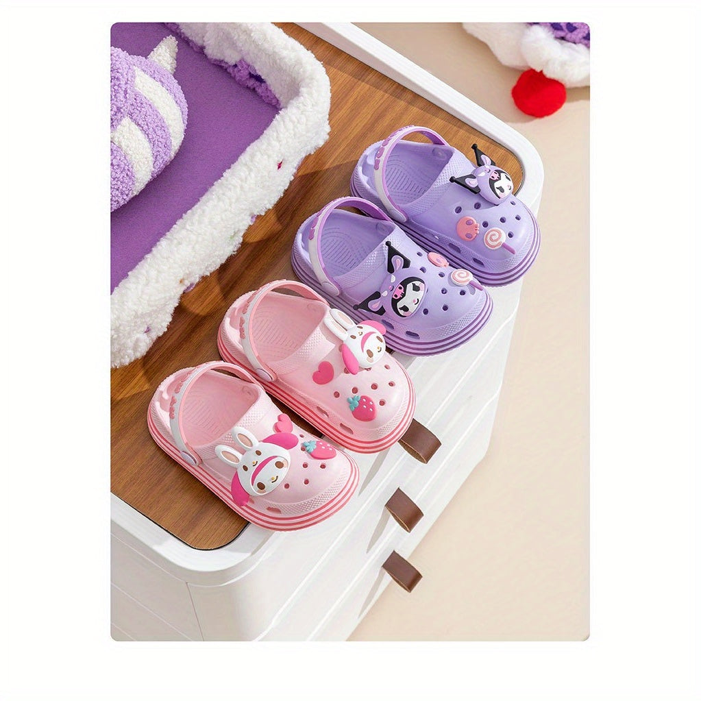 Women's Beach Shoes Slip-Resistant Thick Sole Cute Dog Style