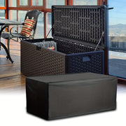 Tashqi dek qutilari uchun bardoshli UV-ga chidamli qoplama, bog' saqlash mebellarini himoya qiladi.