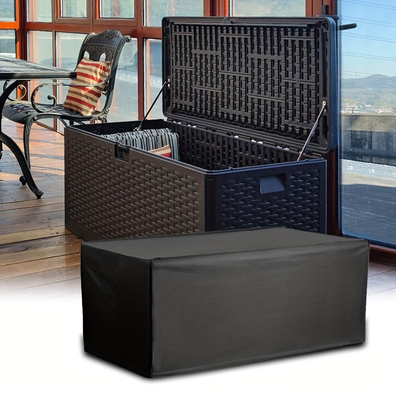Durable UV-Resistant Outdoor Deck Box Cover Waterproof Garden Storage Furniture Protector