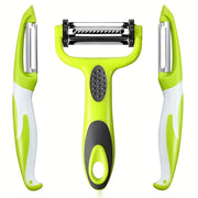 3 ta oshxona asbobi to'plami: qobuq, maydalagich, sabzavot kesgich, meva va sabzavotlar uchun