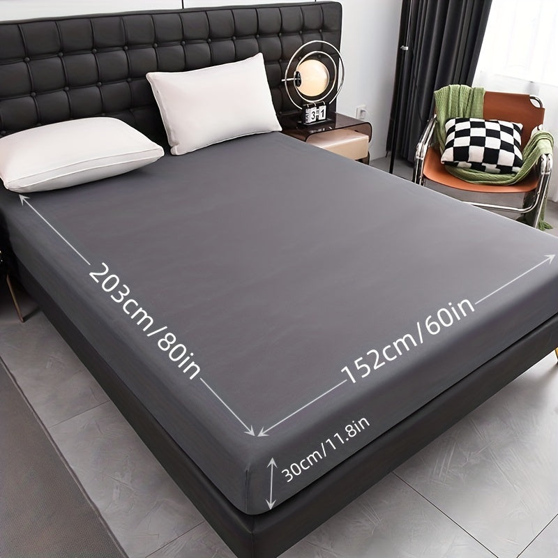 Breathable Waterproof Fitted Sheet for Bed, Deep Pocket, Comfortable Sleep