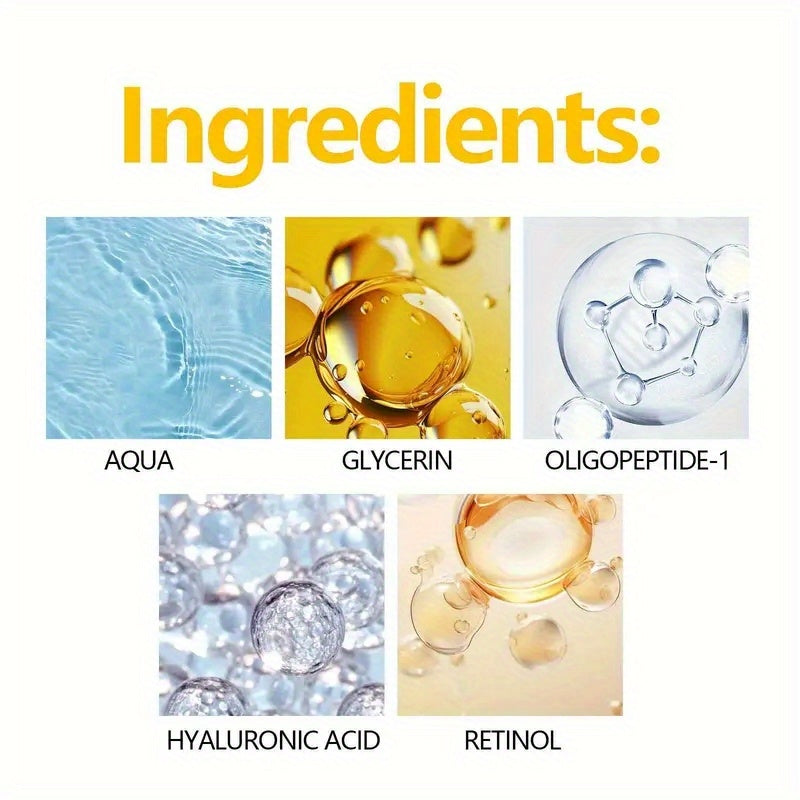 30pcs Hyaluronic Acid Serum Capsules for Face and Neck Moisturizing Brightening Travel-Friendly