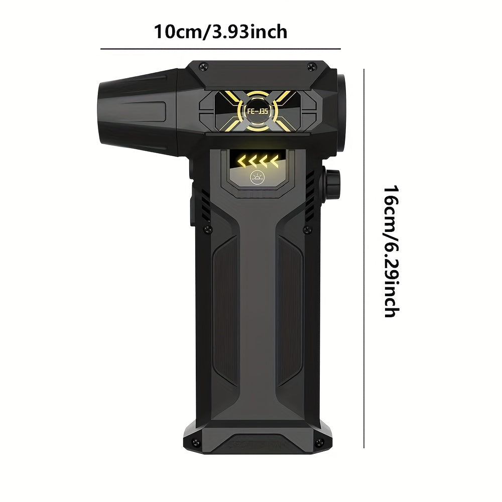 Portable USB Charging Cooling Fan with Snow Blower Dust Blaster and High-Speed Brushless Motor