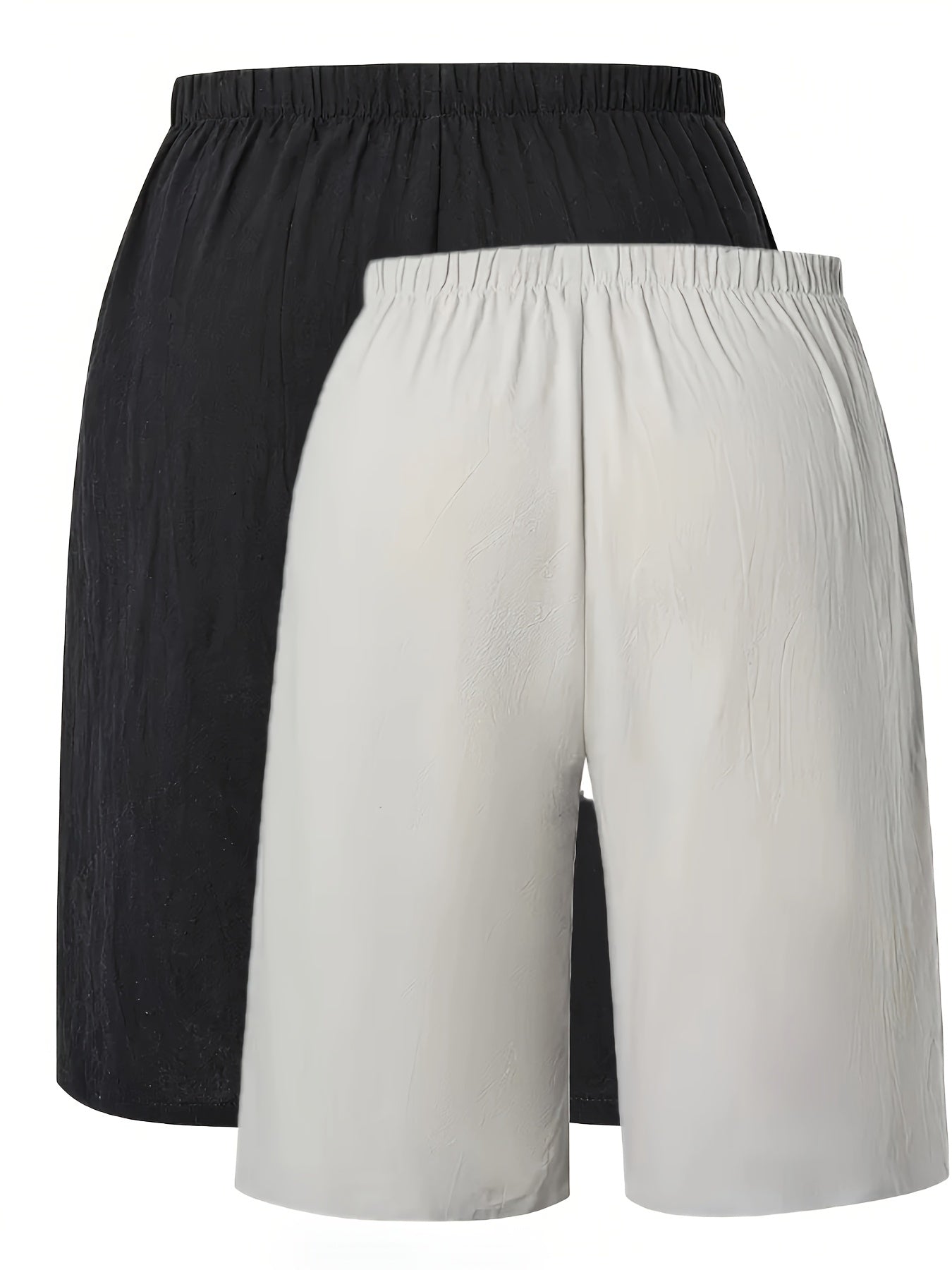 Girls Cotton Two-Piece Shorts Set with Adjustable Waist