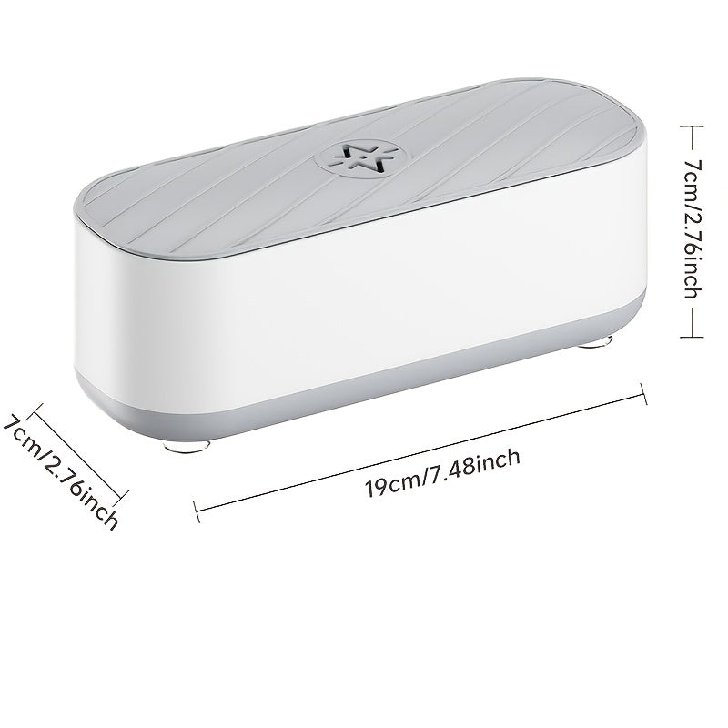 Portable USB Rechargeable Cleaning Machine for Glasses Jewelry and Dental Devices
