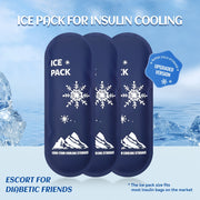 Insulin Cooling Ice Pack Reusable Travel Cooler Fits Most Portable Cases