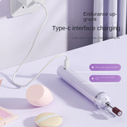 Electric Nail Drill Set with 6 Grinding Heads Portable Sander for Acrylic Gel Nails LCD Display USB Charging