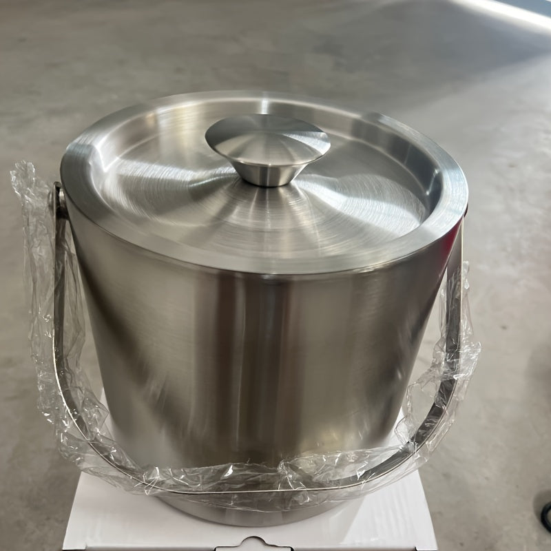 Insulated Stainless Steel Ice Bucket 1.6L 2L 3L for Wine Beer Champagne