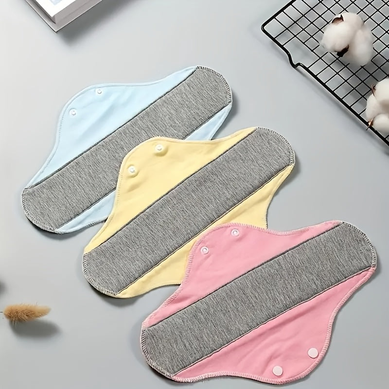 10 Reusable Menstrual Pads Waterproof Leakproof Washable Incontinence Pads with Graphene Layer for Adults and Seniors