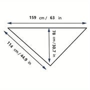 Women's Warm Owl Print Triangle Scarf Polyester Windproof Cozy Winter Accessory