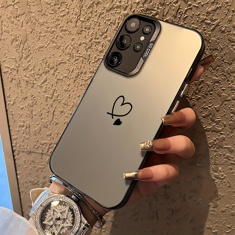 Silver IMD Mobile Phone Case for Galaxy and Note Models with Lanyard and Wireless Charging