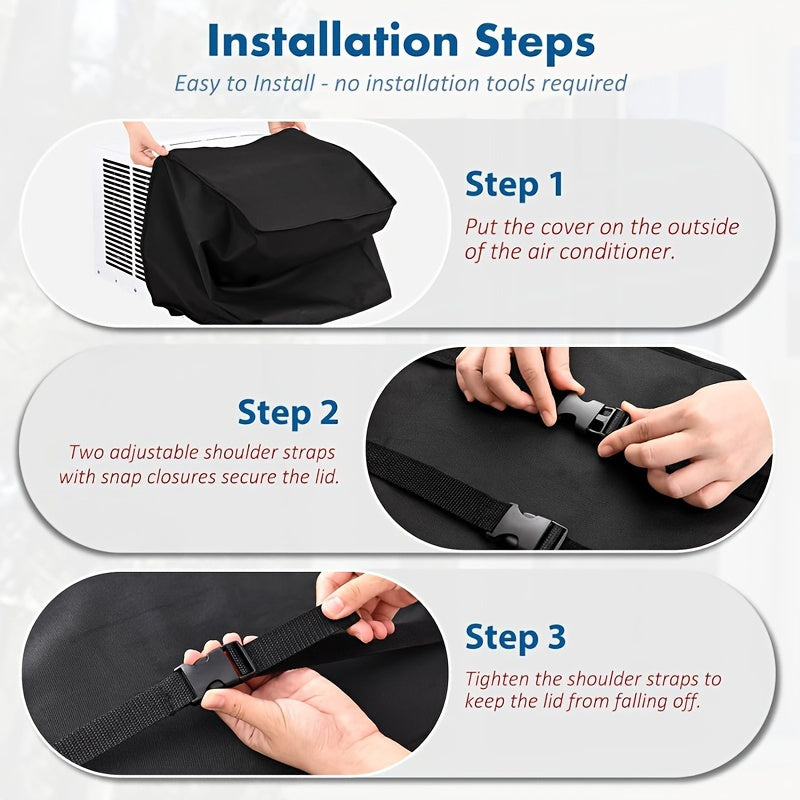 UV-Resistant Outdoor Air Conditioner Cover Universal Fit for AC Units