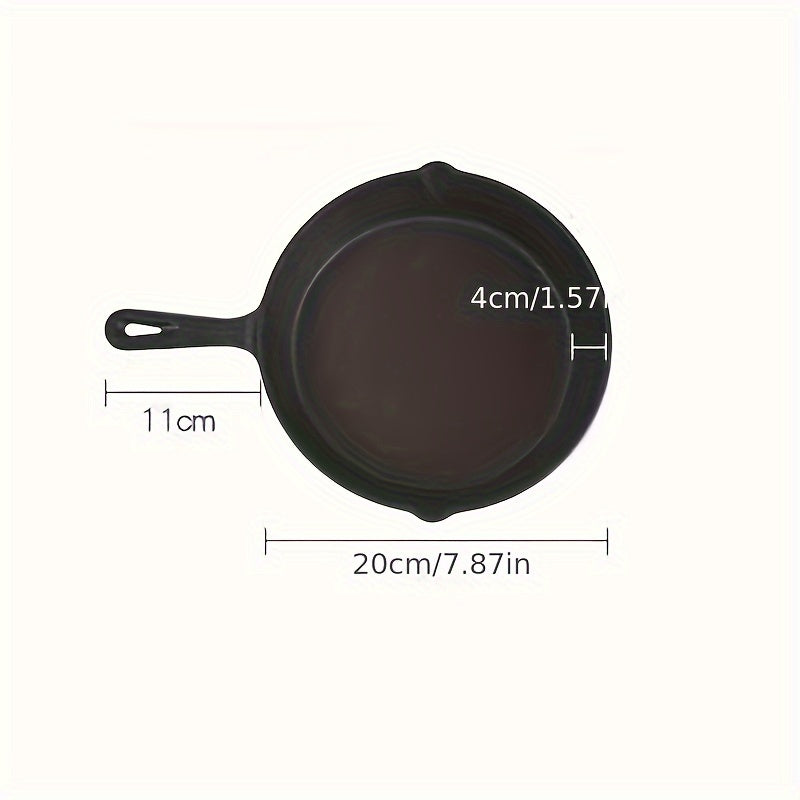 Cast Iron Skillet Non-Stick Pre-Seasoned Oven Safe for Eggs Pancakes
