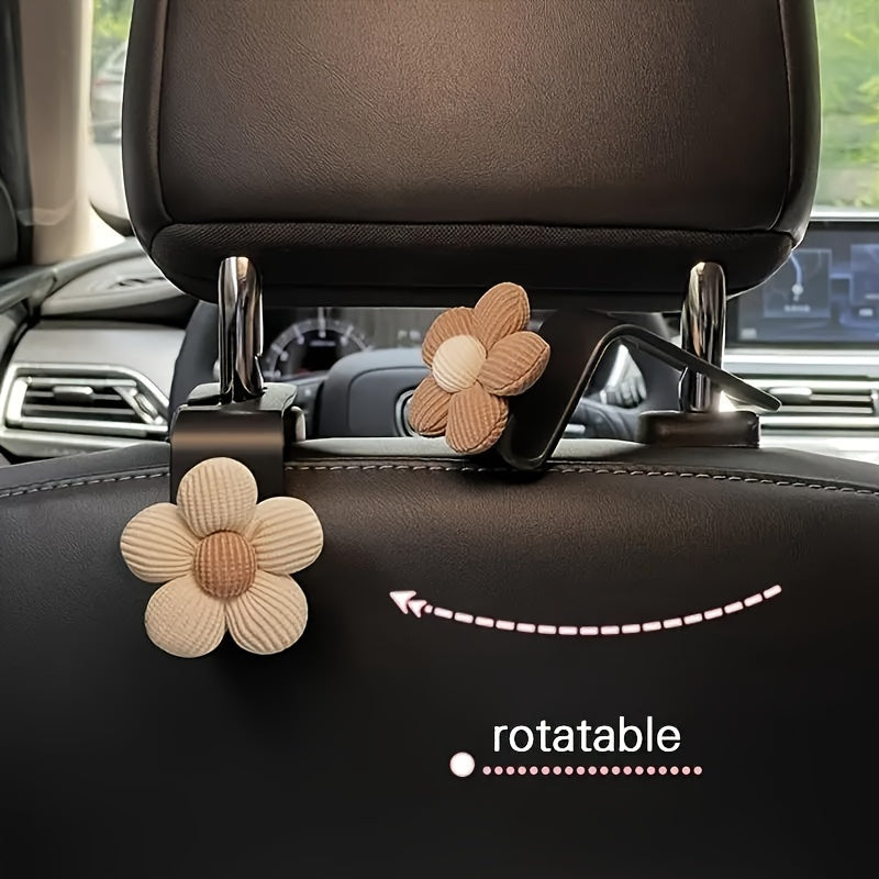 Gancho para respaldo de asiento de coche - Percha resistente de resina ABS para bolsas y accesorios