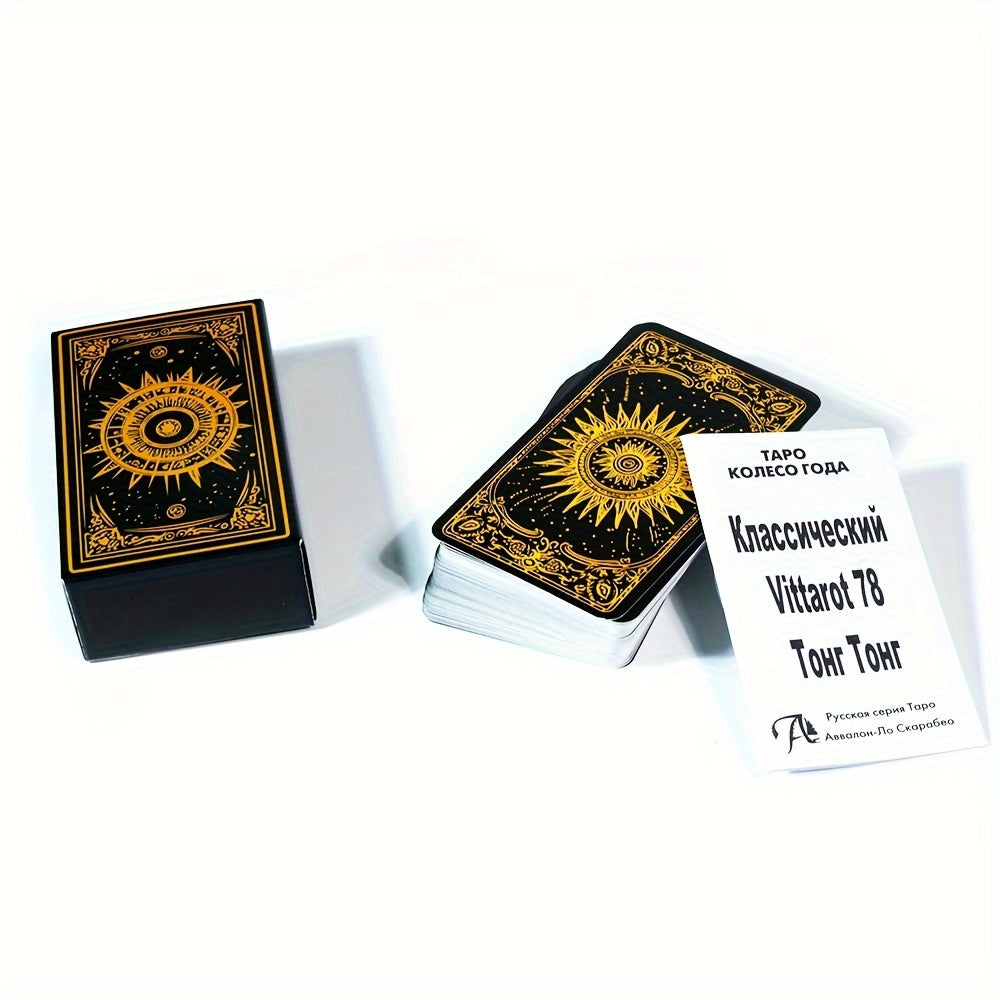 Russian Edition Tarot Cards for Beginners Premium Cardstock with Guidebook