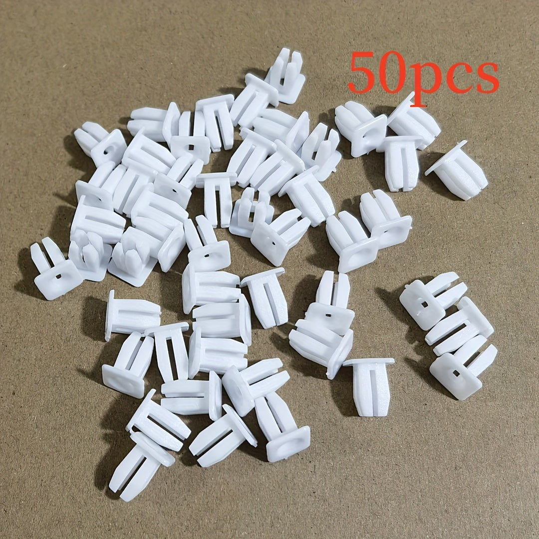 50PCS Auto Fastener Clips Self-Tapping Screws for Fender Mudguard Car Repair